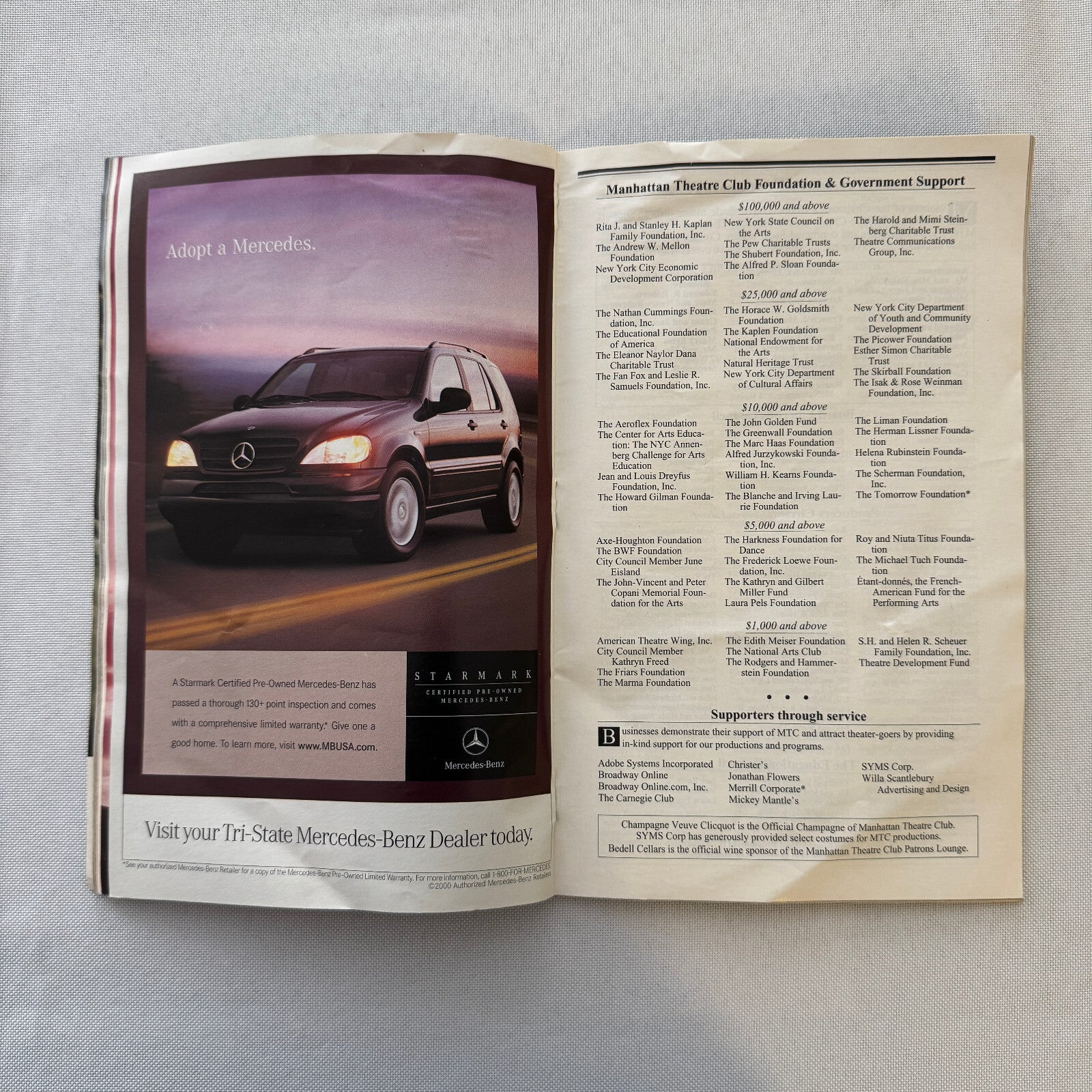 Where's My Money Signed Playbill Autographed Program David Deblinger 2001