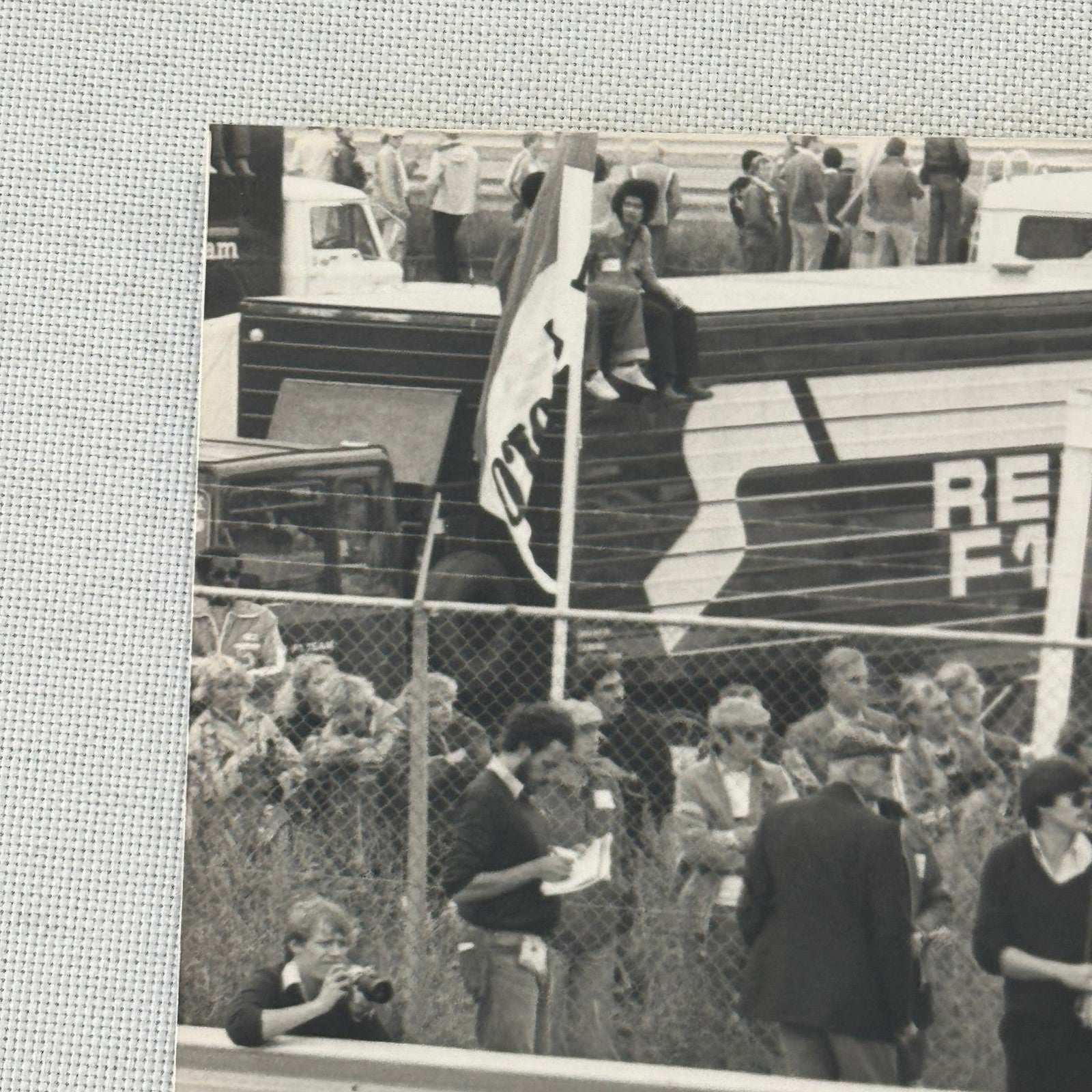 Clay Regazzoni Williams Grand Prix Car Crash Wreck Photo Photograph Vintage F1