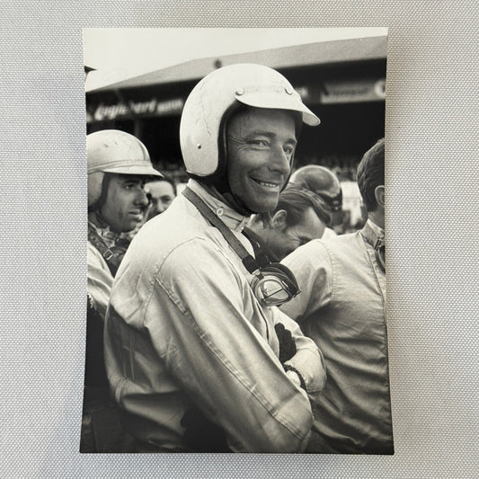 Vintage Racing Photo 1964 German Grand Prix Driver Edgar Barth Motorsport