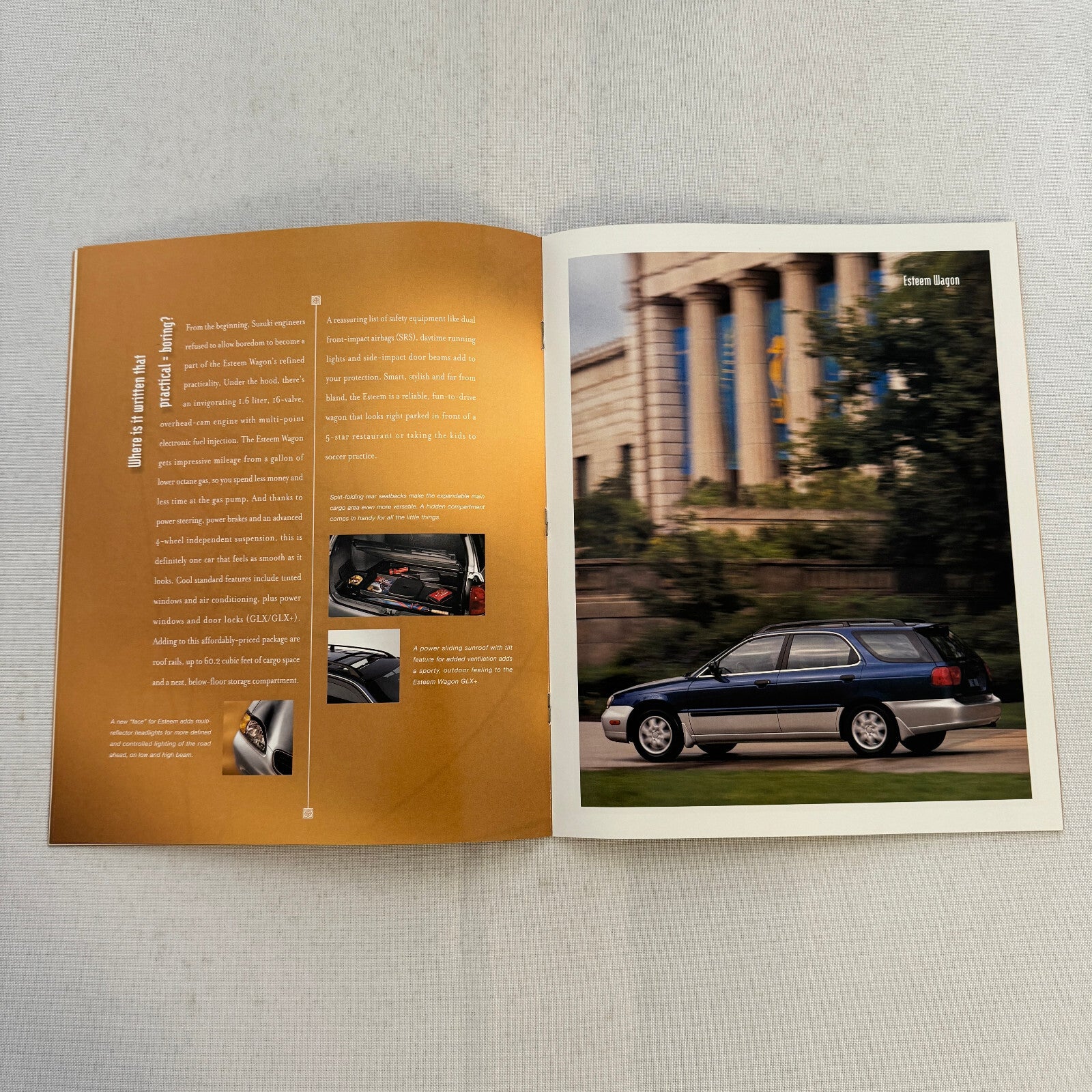 1999 Suzuki Sales Brochure Catalog Grand Vitara Esteem Wagon Swift