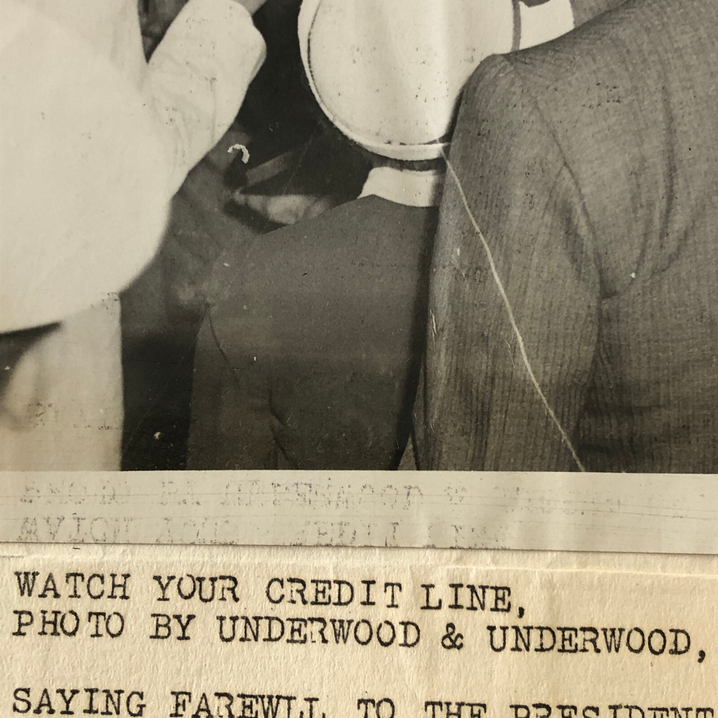 Press Photo Photograph President Franklin Roosevelt Leaves on Vacation 1934
