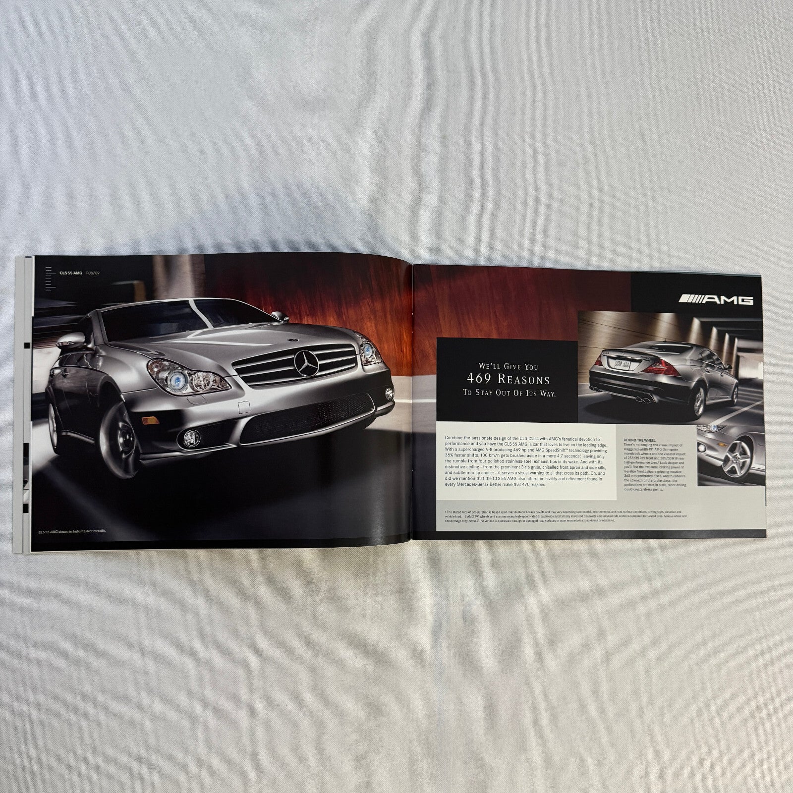 2006 Mercedes Benz CLS Class Sales Brochure Catalog CLS 500 CLS55 AMG