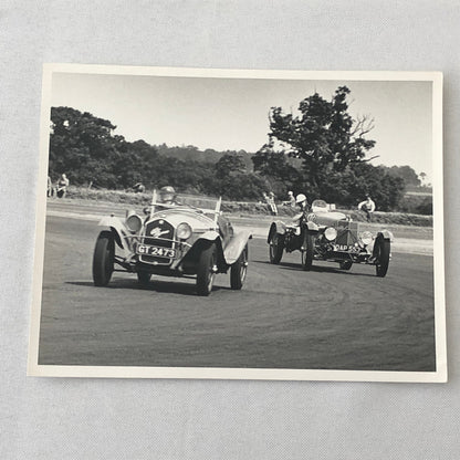 Vintage Car Racing Photo Photograph Print Alfa Romeo Targa 1750 Targa Florio + 