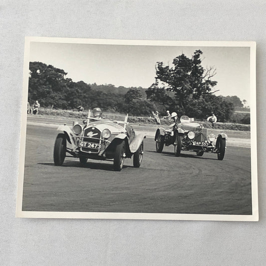 Vintage Car Racing Photo Photograph Print Alfa Romeo Targa 1750 Targa Florio + 