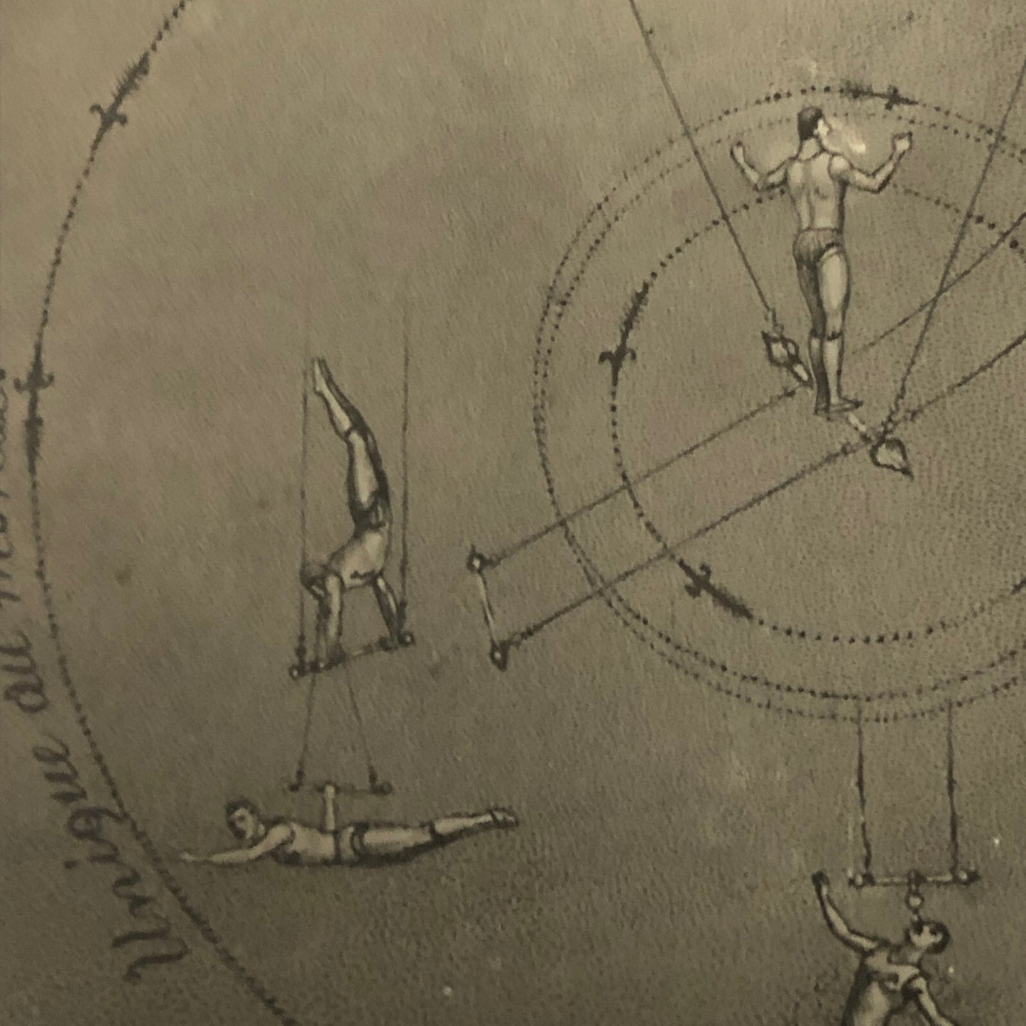 Circus Acrobat Act Postcard Post Card Vintage Les Rijnders