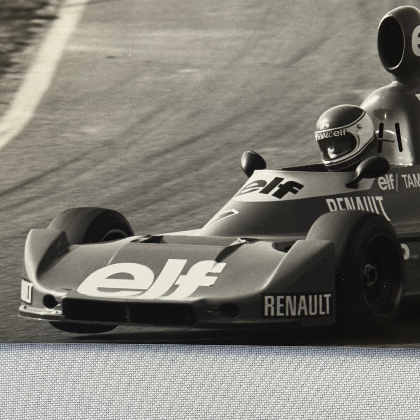 Patrick Tambay ELF Renault Racing Car Photo Photograph Print DPPI