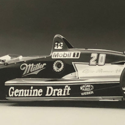 Vintage Indy Indianapolis Racing Photo Photograph Alfa Romeo March Formula 1990