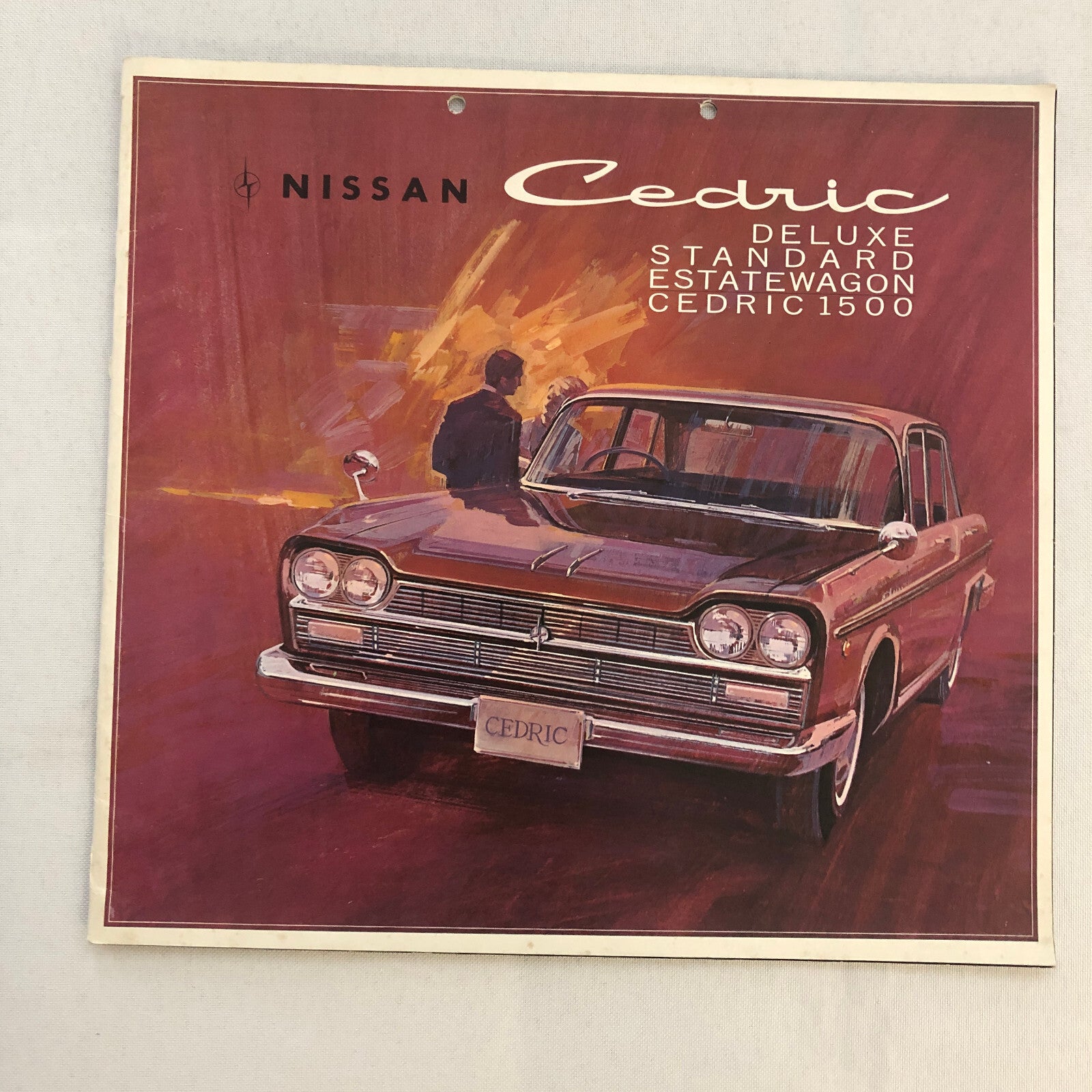 Nissan Cedric Sales Brochure Catalog Deluxe Standard Estate Wagon 1500 Japanese