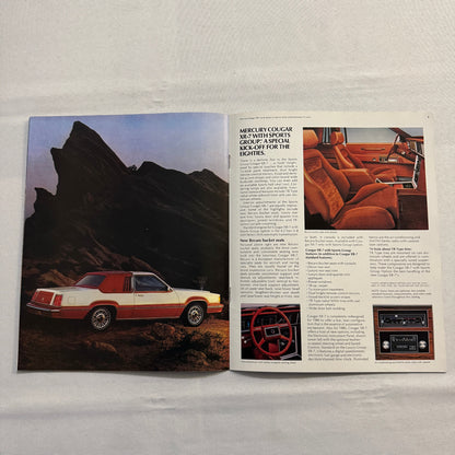 1980 Mercury Cougar XR-7 Car Sales Brochure Catalog XR7