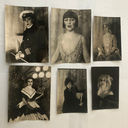 Press Photo Photograph French Stage Actress Yvonne Printemps in Costume 6x