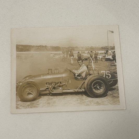 Vintage Midget Racing Car Photo Photograph Print Motorsport