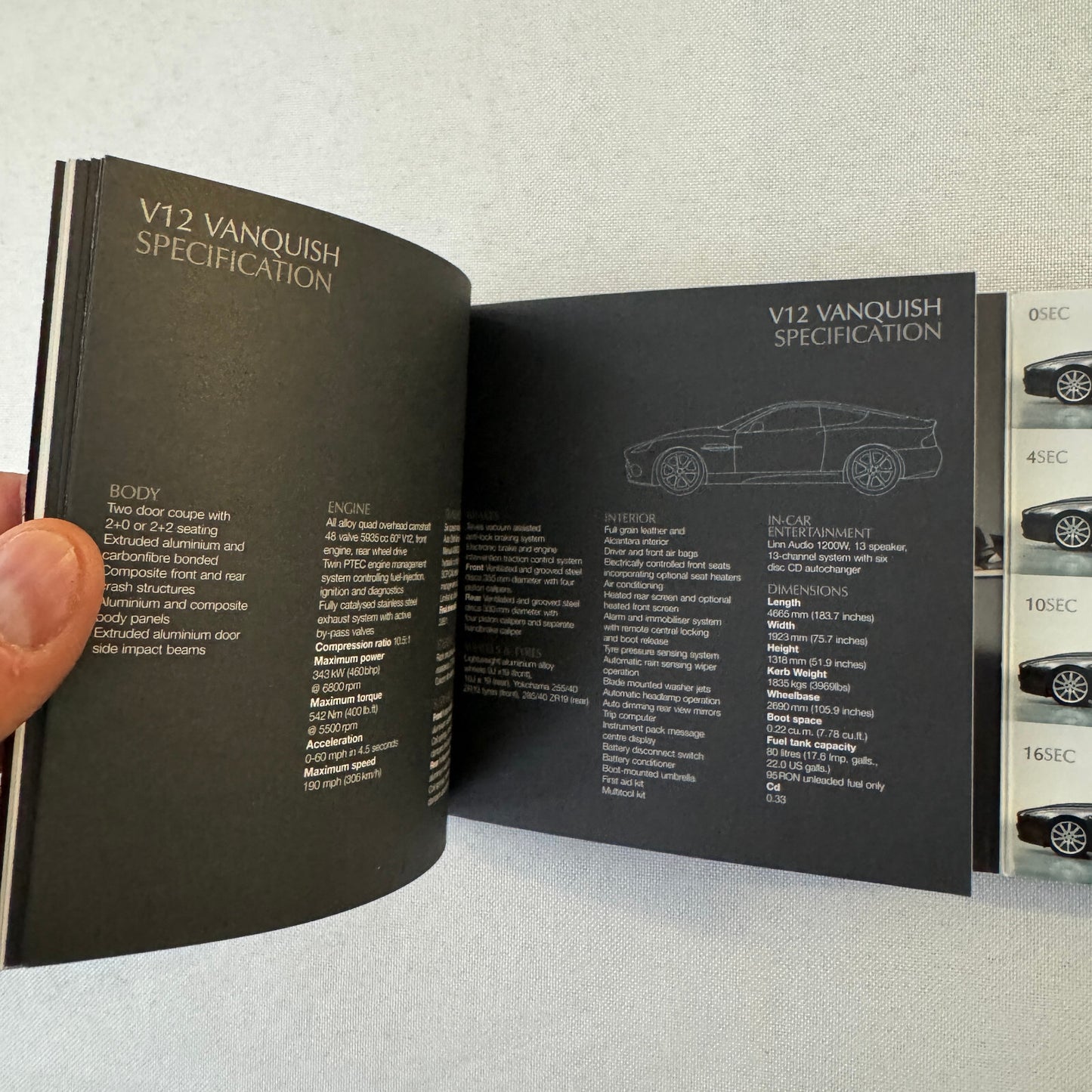 Aston Martin Car Press Kit Photo CD Aston Martin V12 Vanquish DB9 Coupe Volante