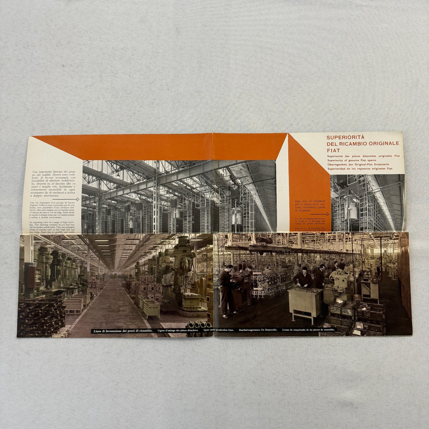 Fiat Ricambi Spare Parts Factory Sales Brochure Catalog Advertising European