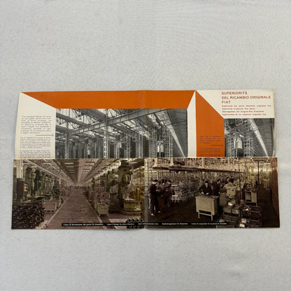 Fiat Ricambi Spare Parts Factory Sales Brochure Catalog Advertising European