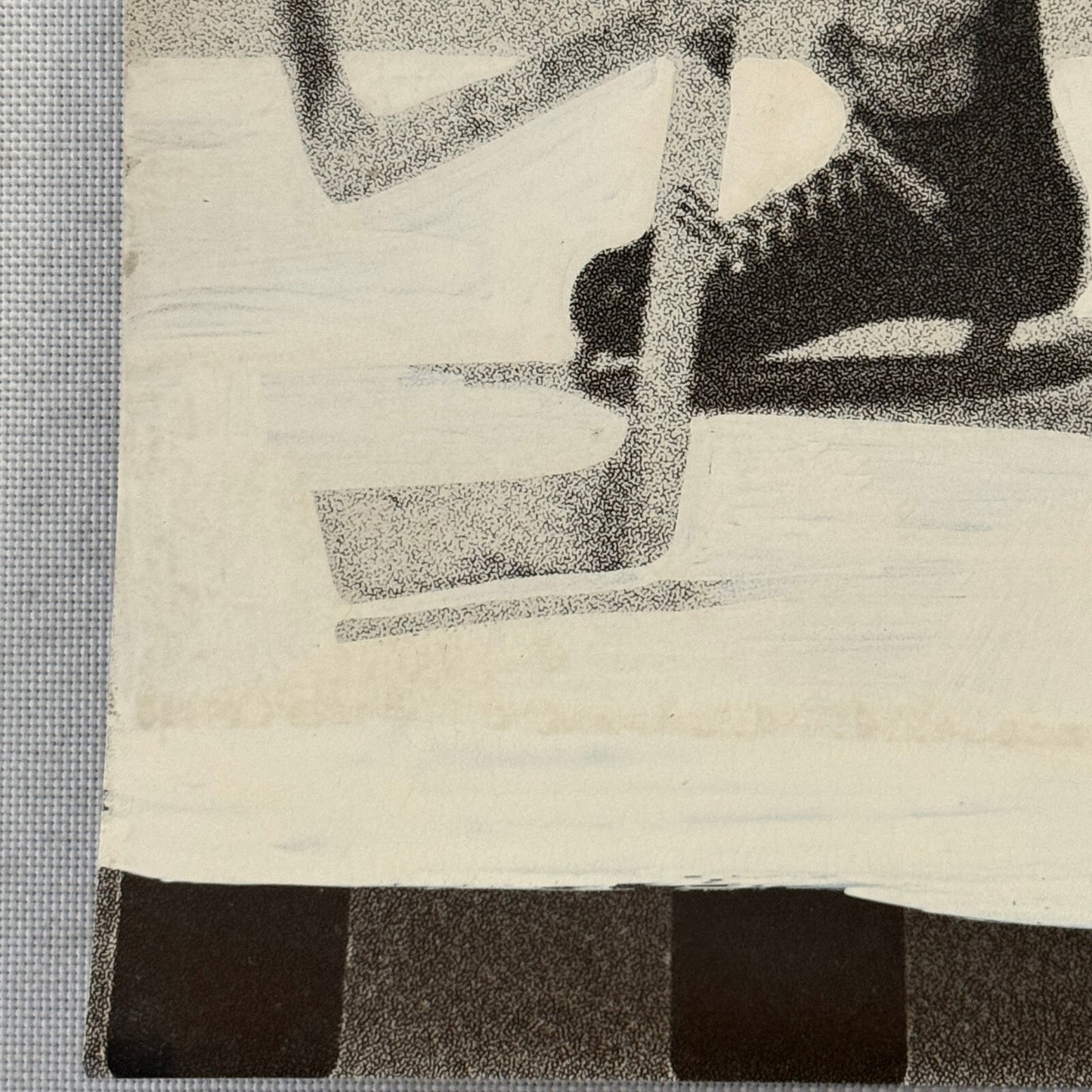 Hockey Player Photo Photograph Vintage Unidentified Detroit Red Wings Mockup