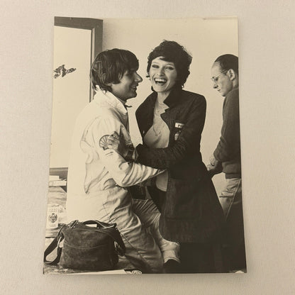 Vintage Racing Photo 1972 Jarama F2 Race JP Jarier Jean-Pierre Jarier Girlfriend