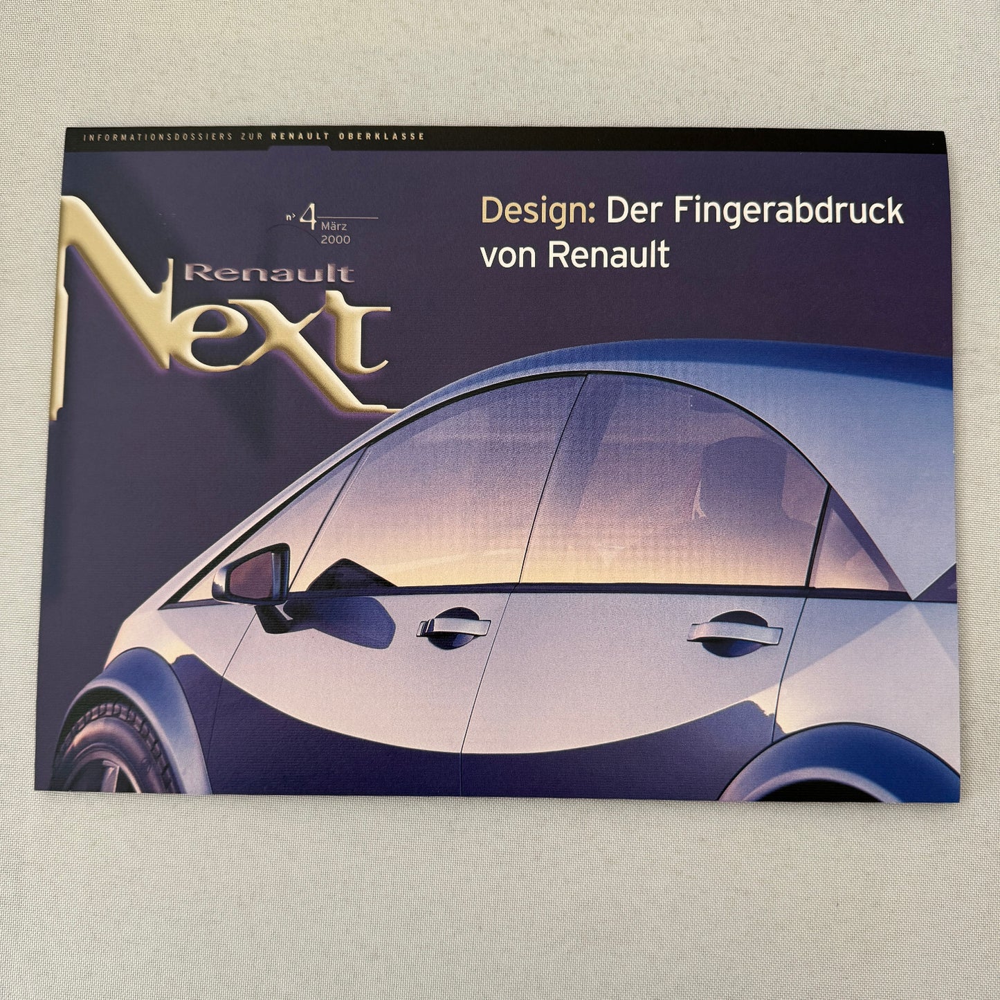 2000 Renault Next Factory Brochure Magazine German Text Concept Cars Thema