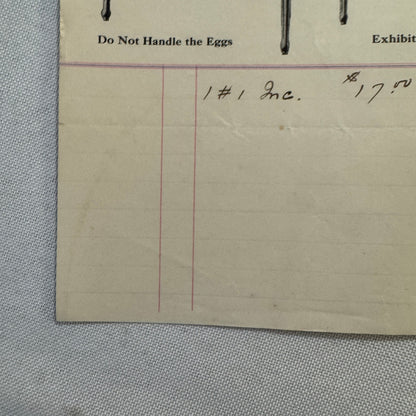 1908 Bradley Incubator Company Eaton Rapids Michigan Invoice Document Antique