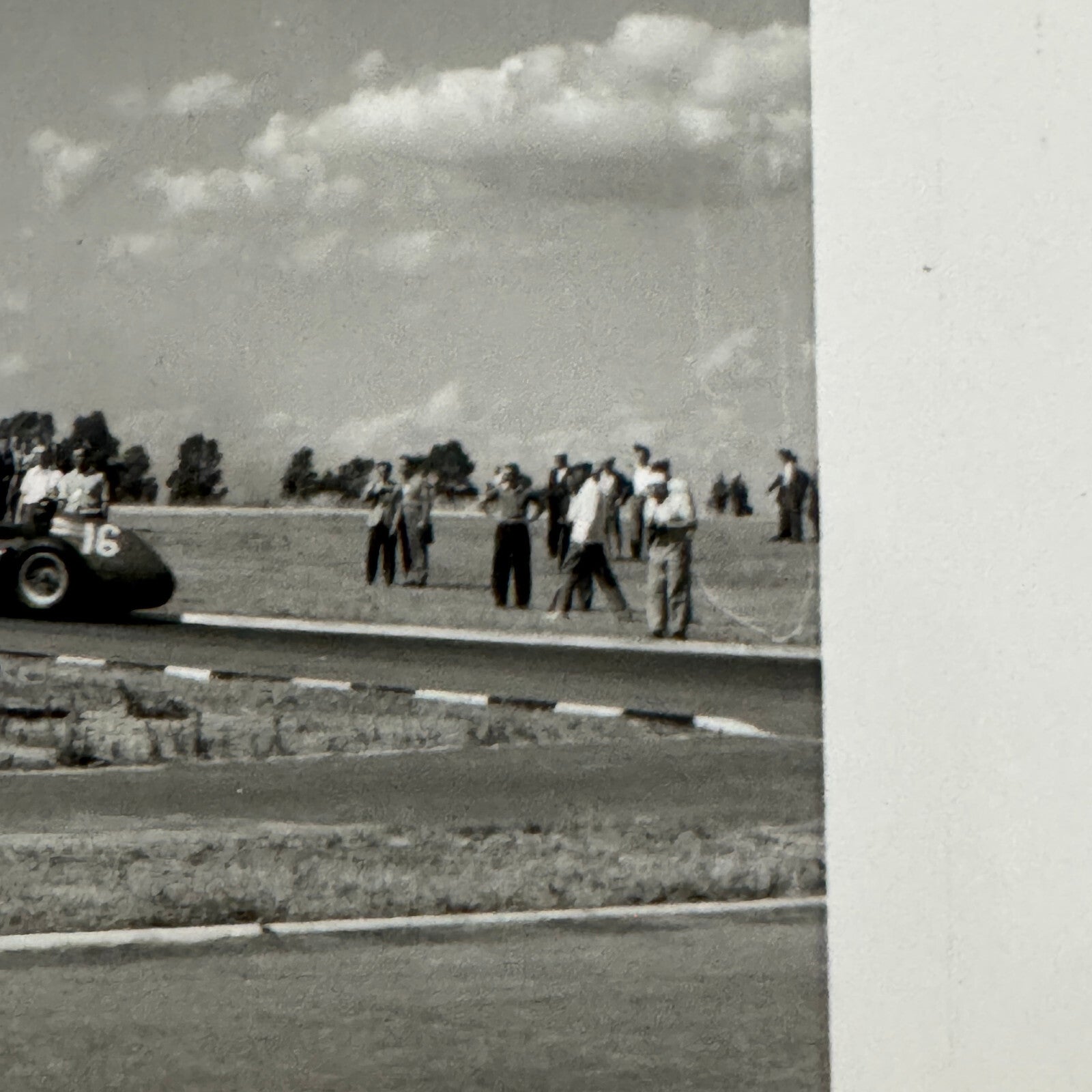 1957 Grand Prix Racing Photo Juan Manuel Fangio Mike Hawthorn Modern Print