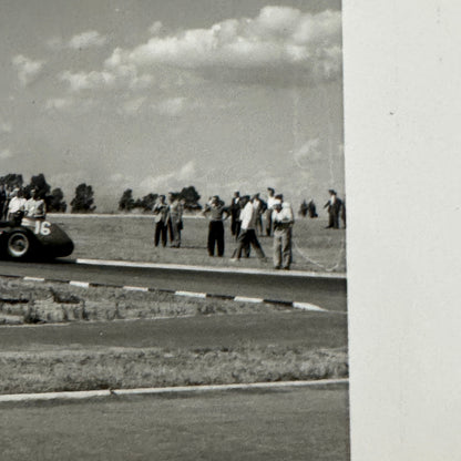 1957 Grand Prix Racing Photo Juan Manuel Fangio Mike Hawthorn Modern Print