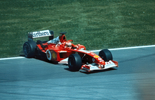 Michael Schumacher Ferrari F1 Formula One Racing Car 35mm Slide Photo Image