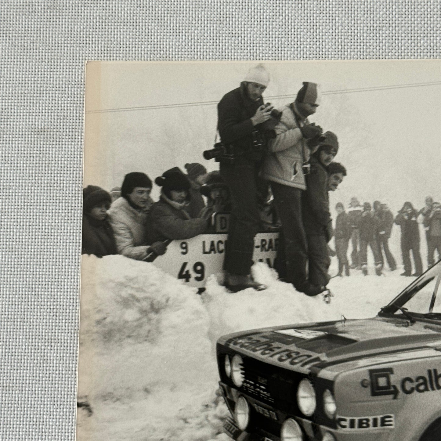 1980 Rallye Monte Carlo Press Photo Photograph DPPI Fiat 131 Abarth Car