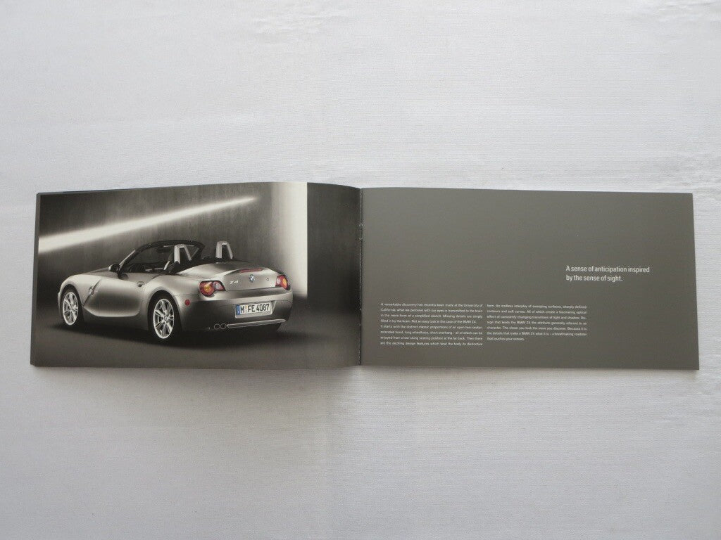 2002 BMW Z4 Sales Brochure Catalog Advertising Z4 2.5i Z4 3.0i