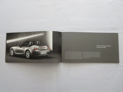2002 BMW Z4 Sales Brochure Catalog Advertising Z4 2.5i Z4 3.0i