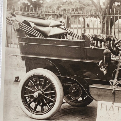 Antique Fiat Car Automobile Photo Photograph Print 