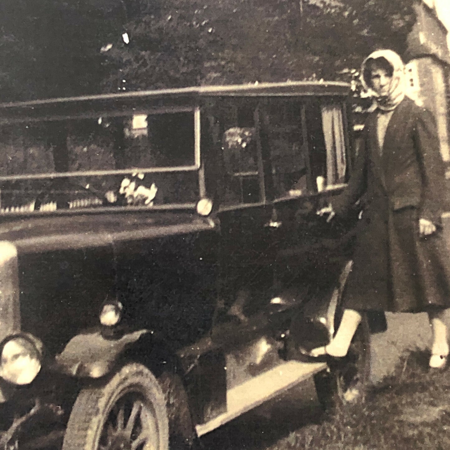 Vintage Jowett Car Automobile Driver Photo Photograph Modern Era Print