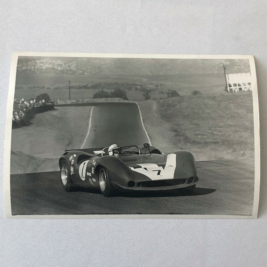 Vintage John Surtees Lola CanAm Racing Car Photo Photograph Bernard CAHIER 