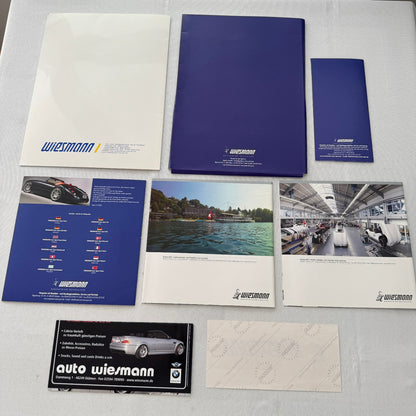 Wiesmann Car Sales Brochure Catalog Lot Wiesmann Roadster German Text