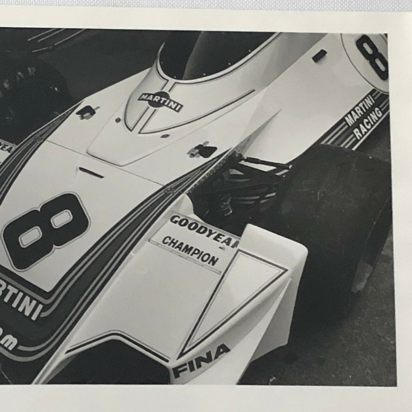 Vintage 1975 Brabham Martini Racing Car Photo Photograph 