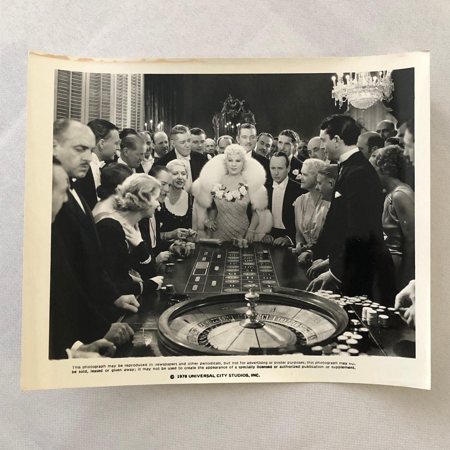 Vintage Mae West Movie Still Press Photo Photograph Print 1978