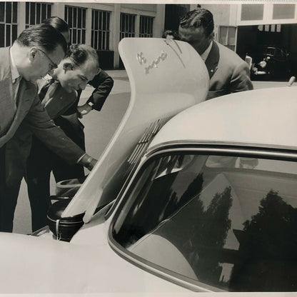 Vintage NSU Prinz 30 Stirling Moss Racing Driver Factory Press Photo Photograph 
