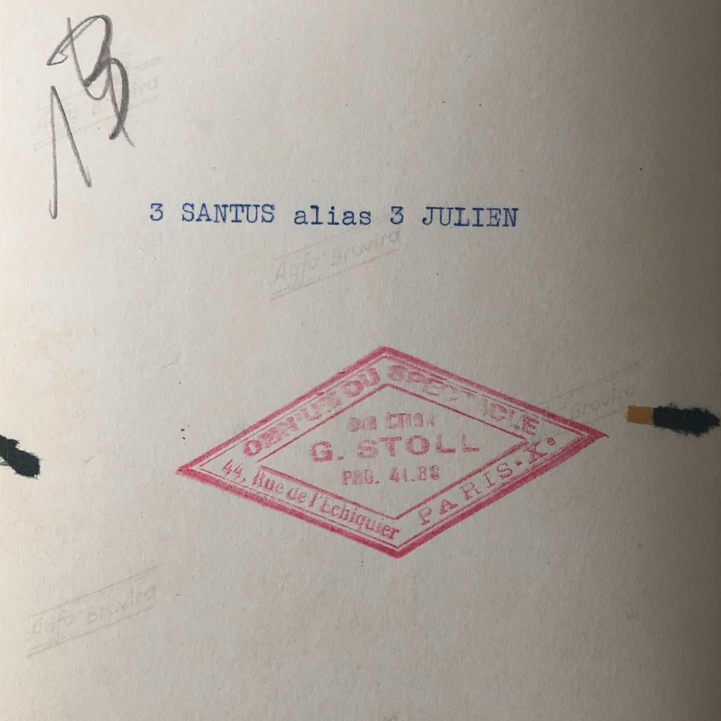 Circus Bicycle Unicycle Act 3 Santus 3 Julien Vintage Photo Photograph Lot 2x