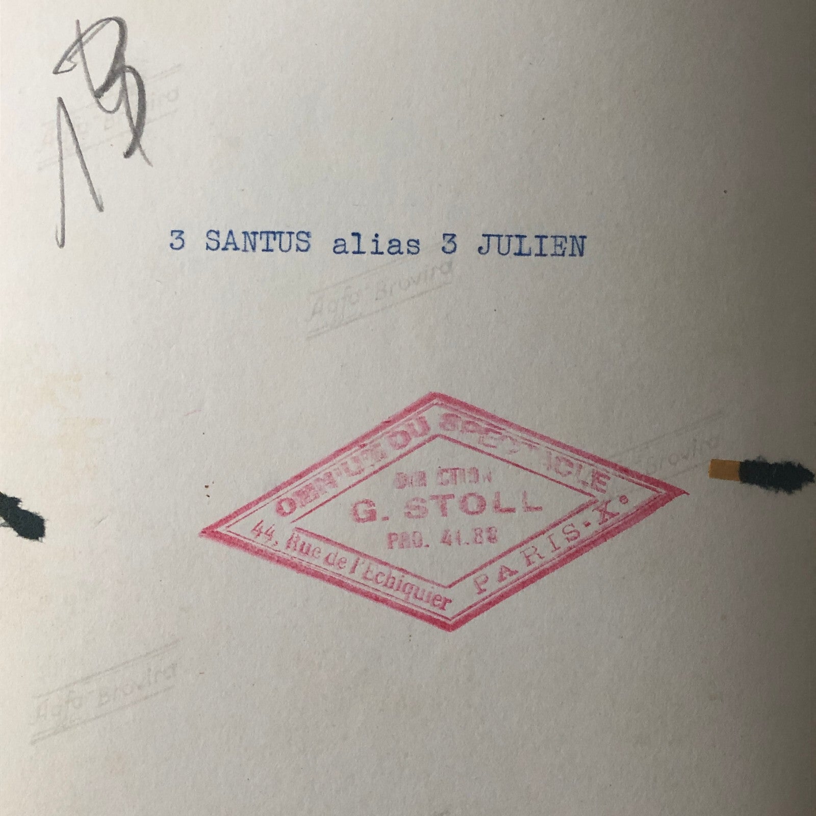 Circus Bicycle Unicycle Act 3 Santus 3 Julien Vintage Photo Photograph Lot 2x