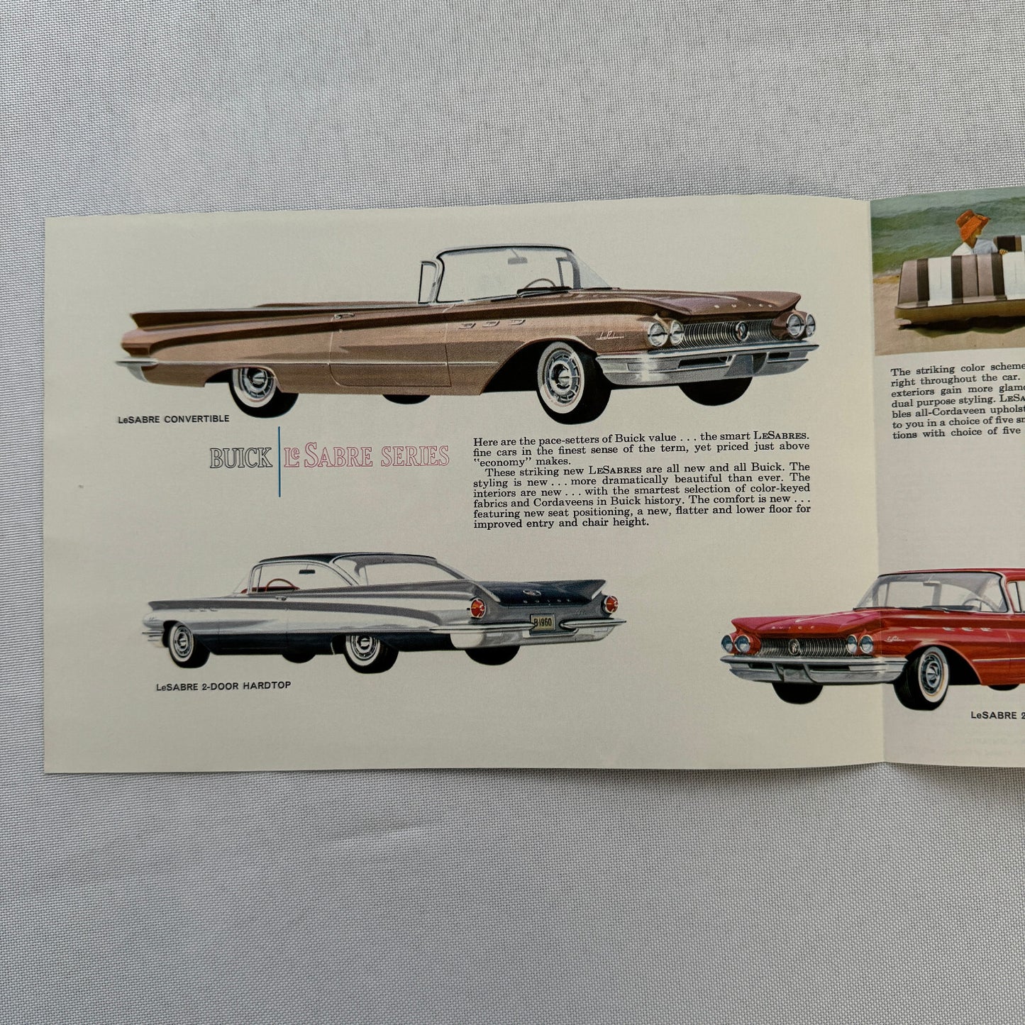 1960 Buick LeSabre Car Sales Brochure Catalog Station Wagon Coupe Convertible