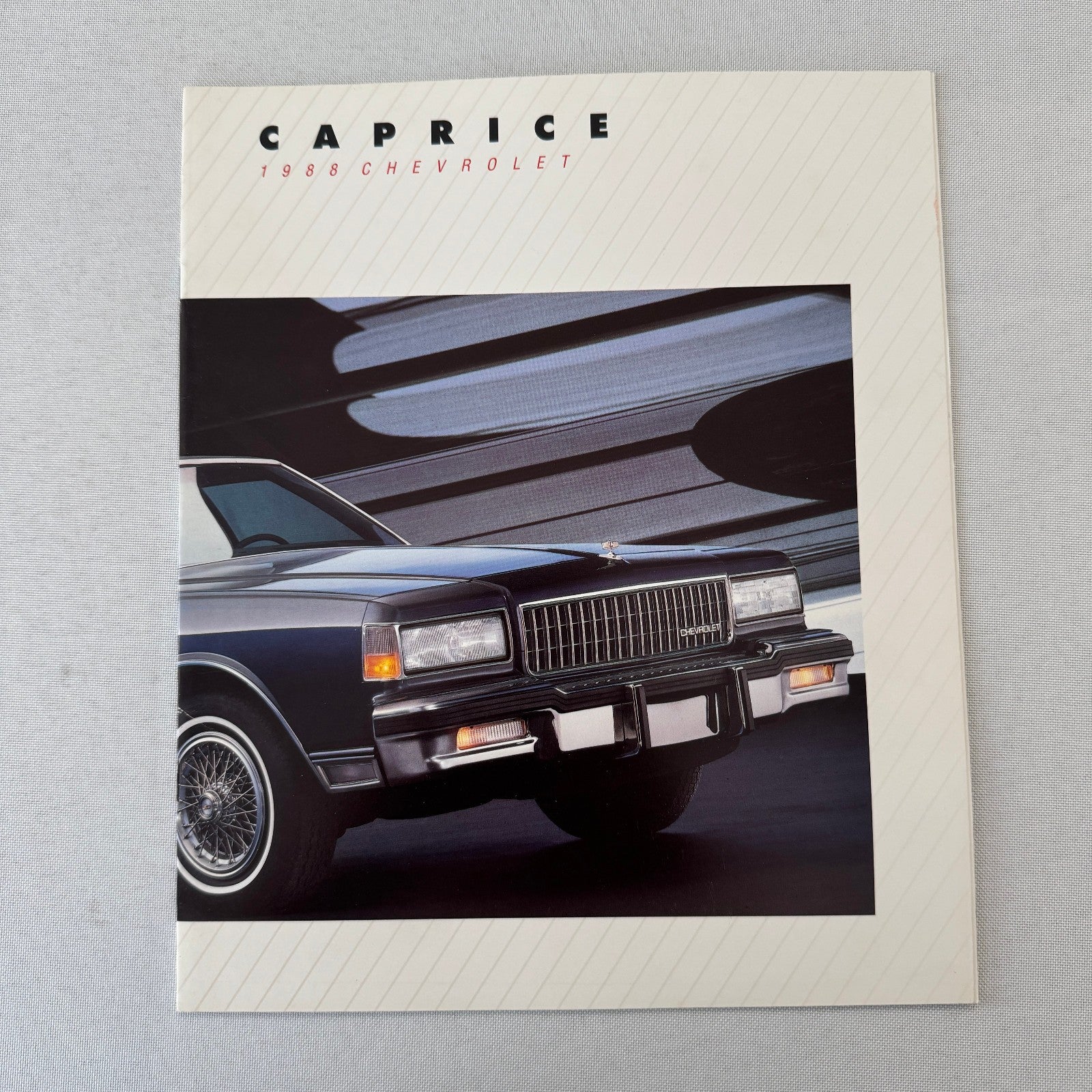 1988 Chevrolet Caprice Car Sales Brochure Catalog Brougham Wagon Sedan