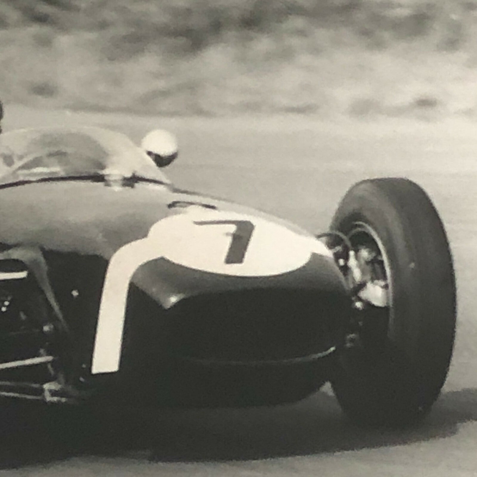 Vintage Racing Photo Photograph Stirling Moss Lotus 18 Climax Car 1960
