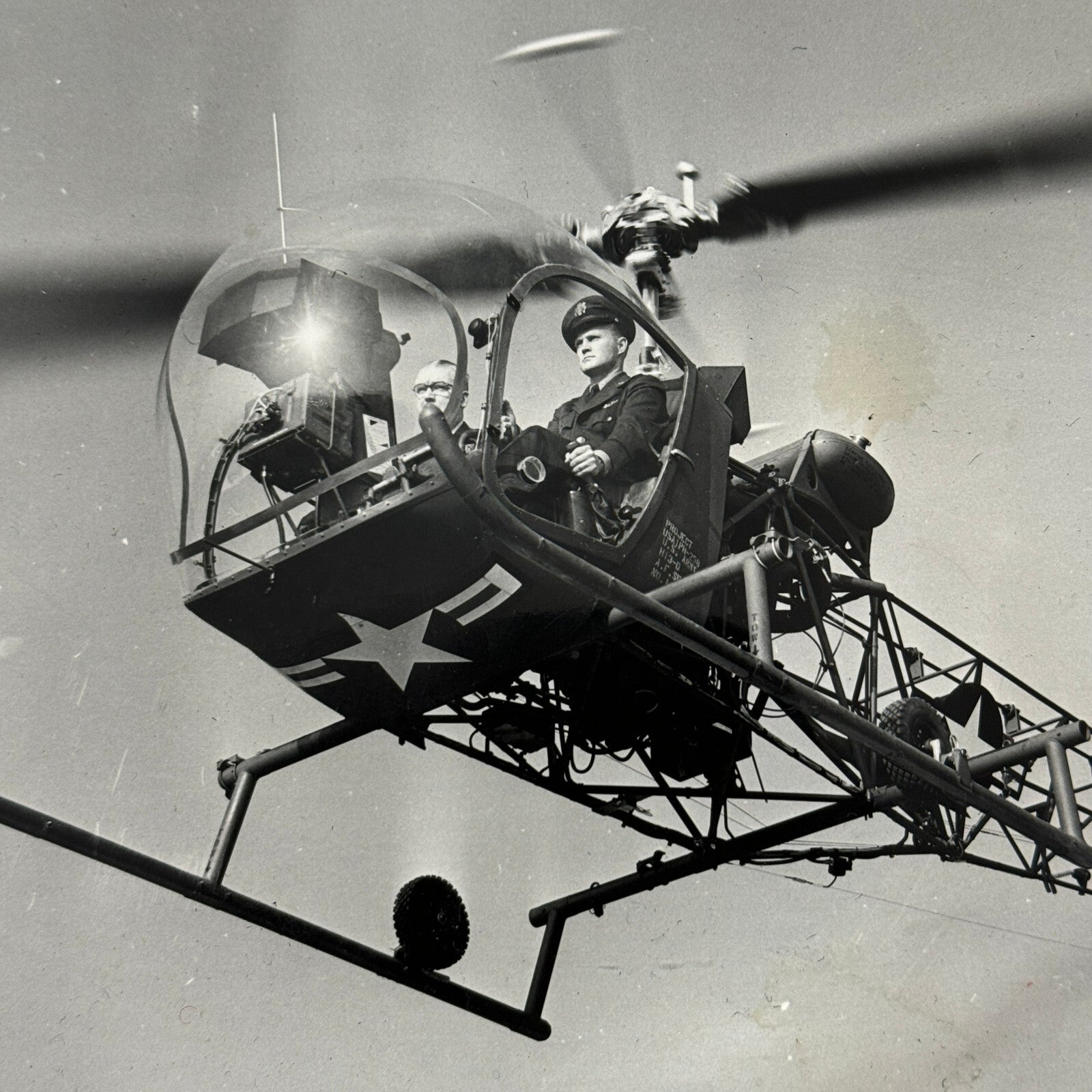 Bell Helicopter Factory Press Photo Photograph Vintage