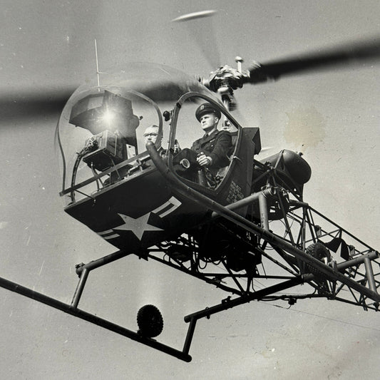 Bell Helicopter Factory Press Photo Photograph Vintage