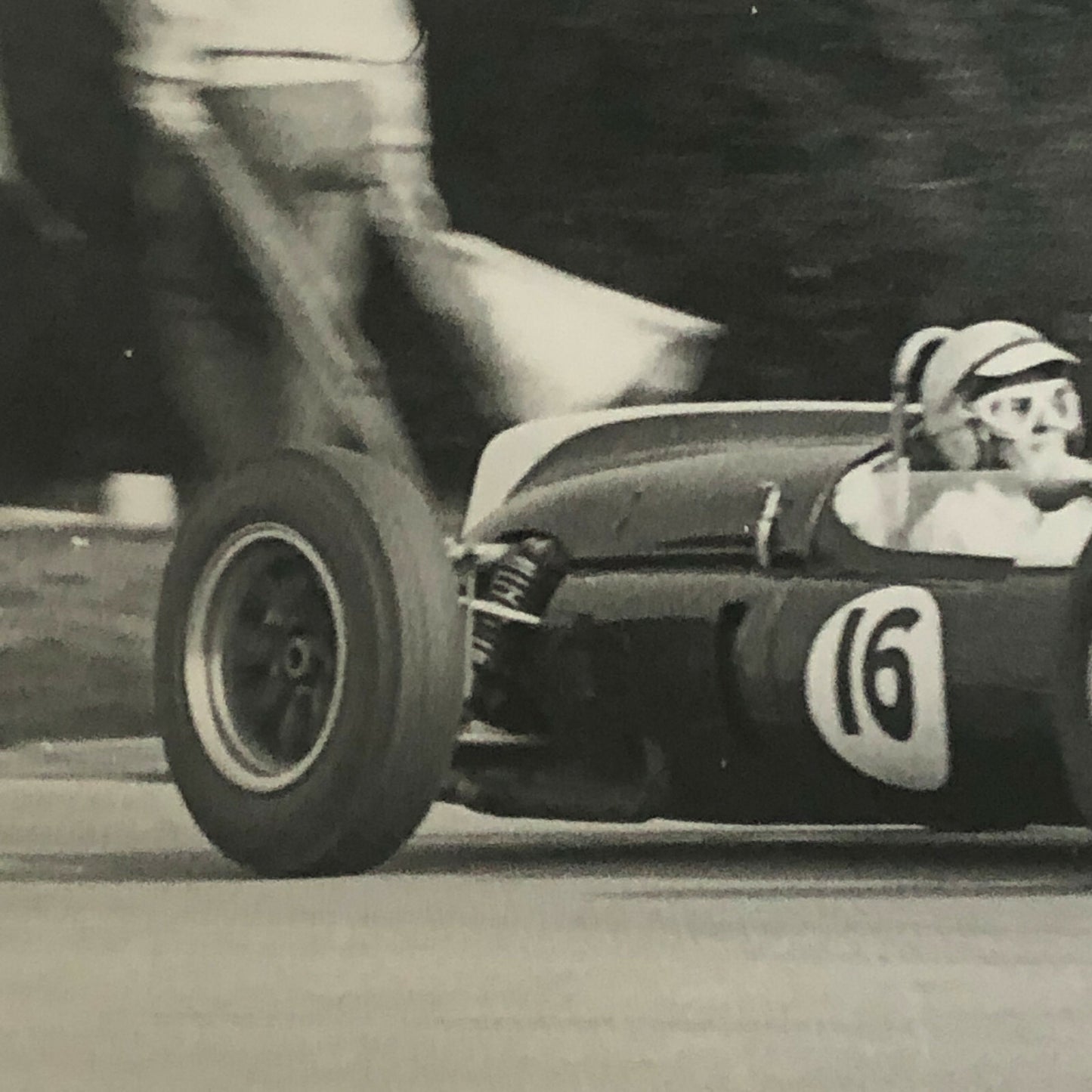 Vintage Racing Car Photo Photograph Print - Tag RE302