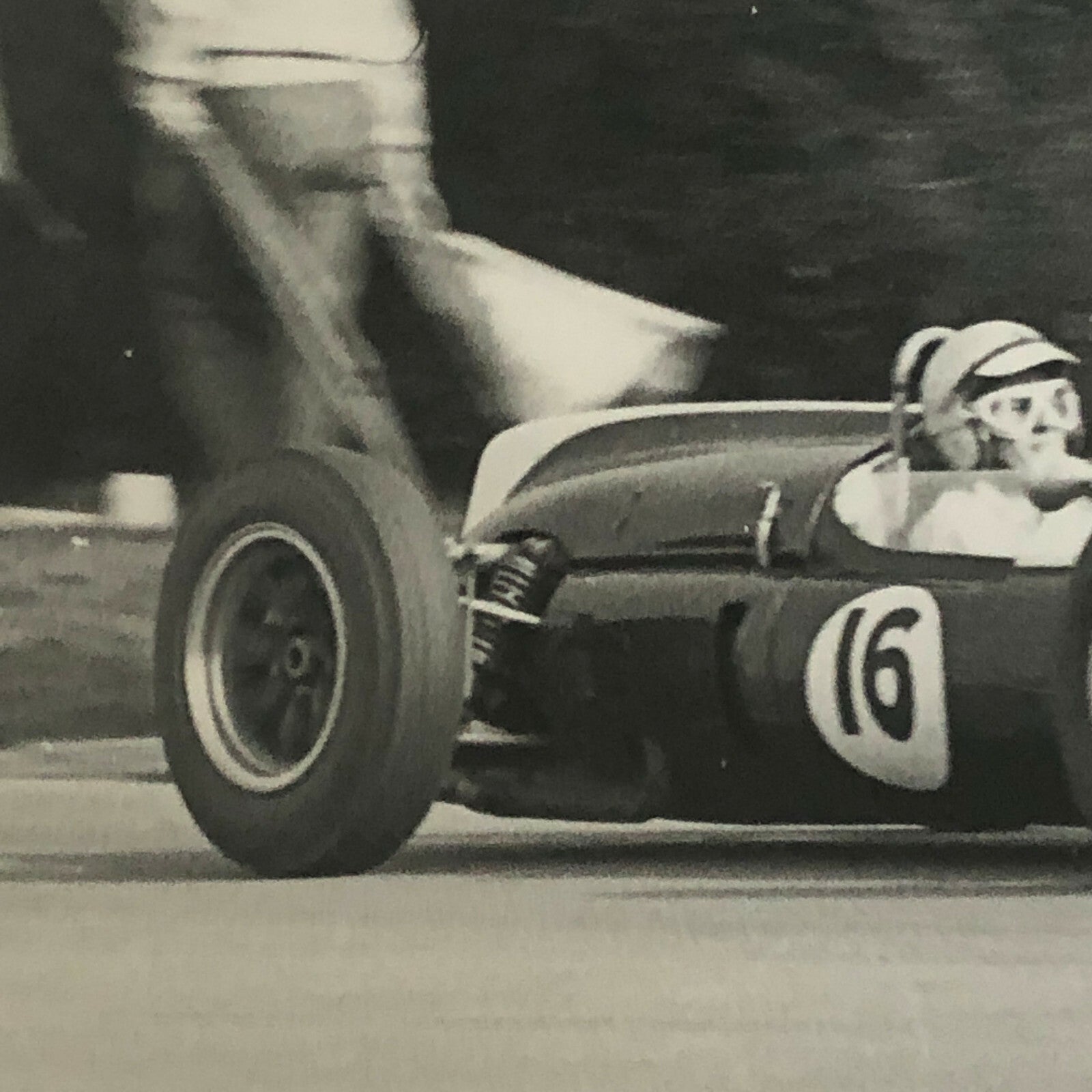 Vintage Racing Car Photo Photograph Print - Tag RE302