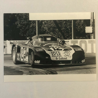 Vintage Racing Photo Photograph 1976 24 Hours of LeMans Alain De Cadenet Lola 