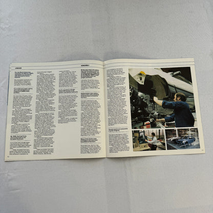 Merkur XR4Ti Car Sales Brochure Catalog Advertising Ford Canadian Market 1985