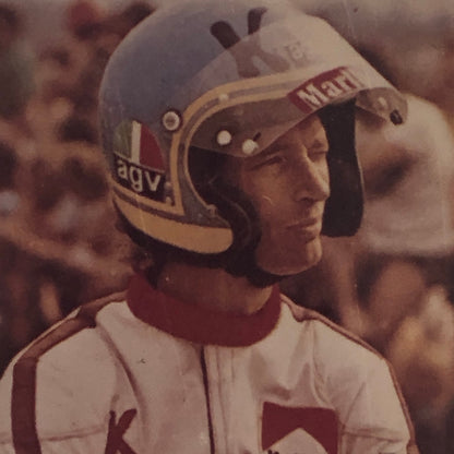 Vintage Motorcycle Racing Photo photograph Snapshot Bill Anderson ?