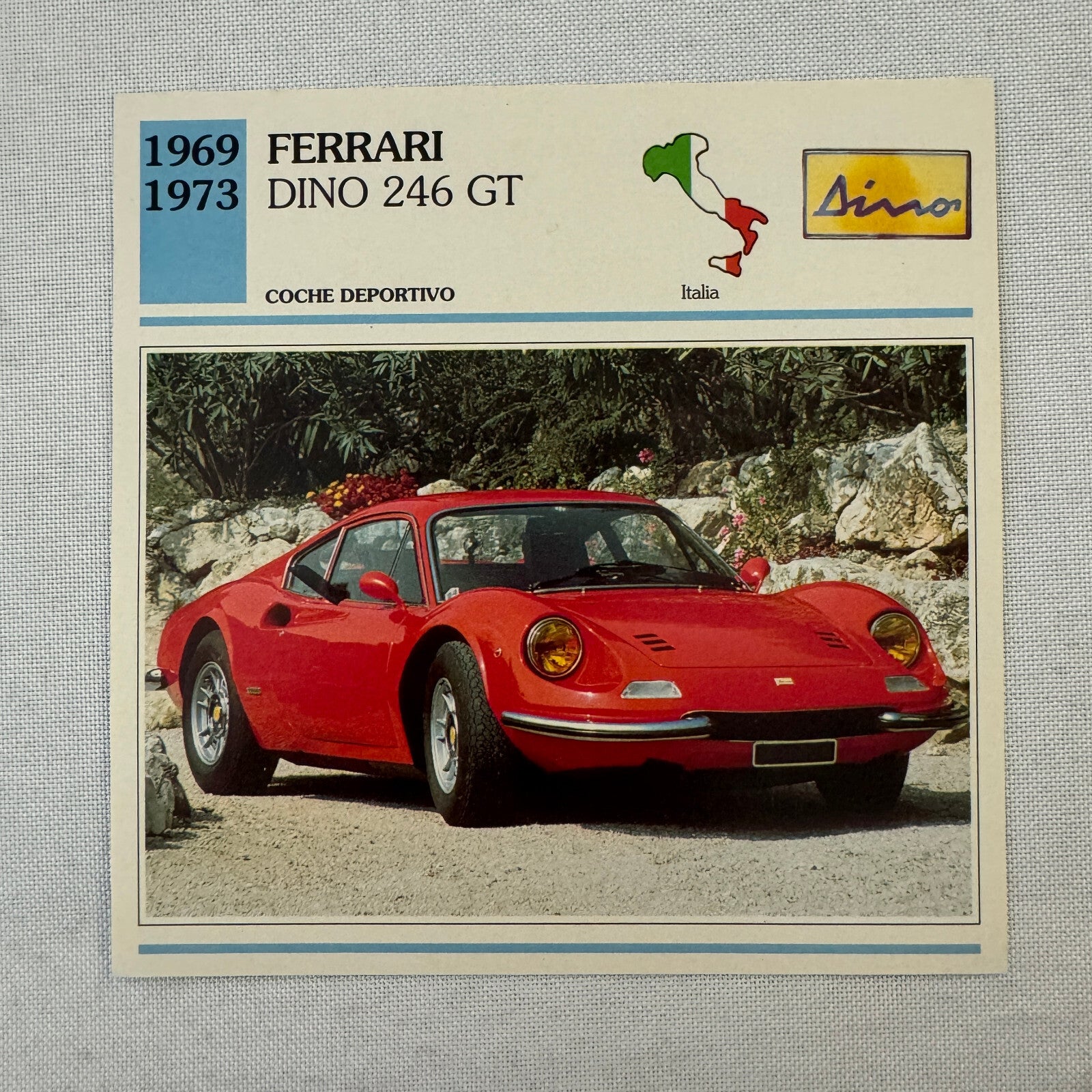 Ferrari Card Lot Ferrari 250 GTO Dino 246 GT F40 512 BB 212 Export 250 GT 365