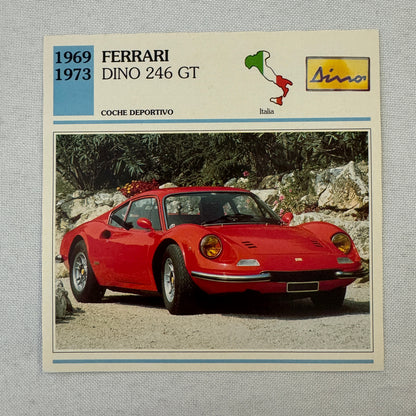 Ferrari Card Lot Ferrari 250 GTO Dino 246 GT F40 512 BB 212 Export 250 GT 365