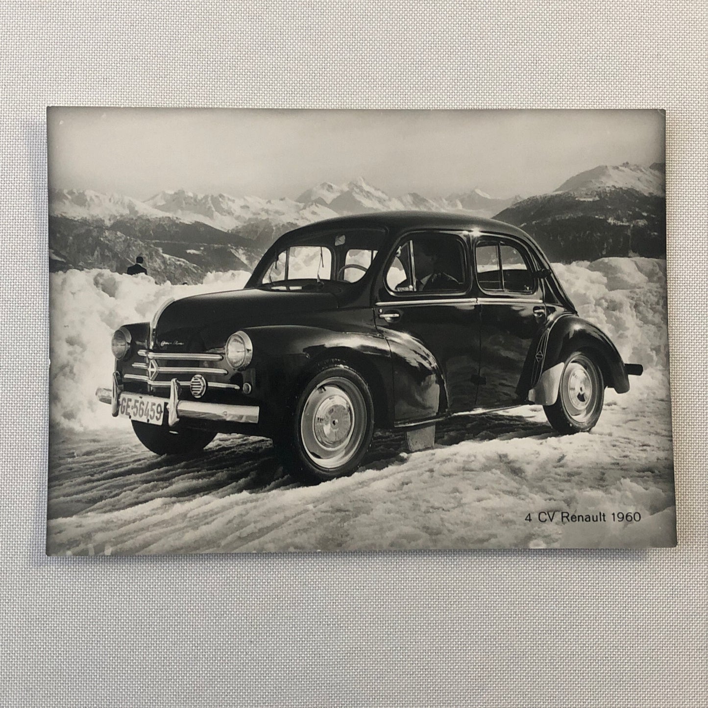 1960 Renault 4CV Car Factory Press Photo Photograph 4 CV